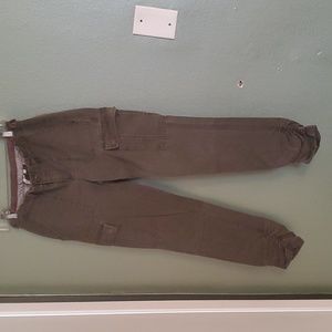 Olive green cargo pants